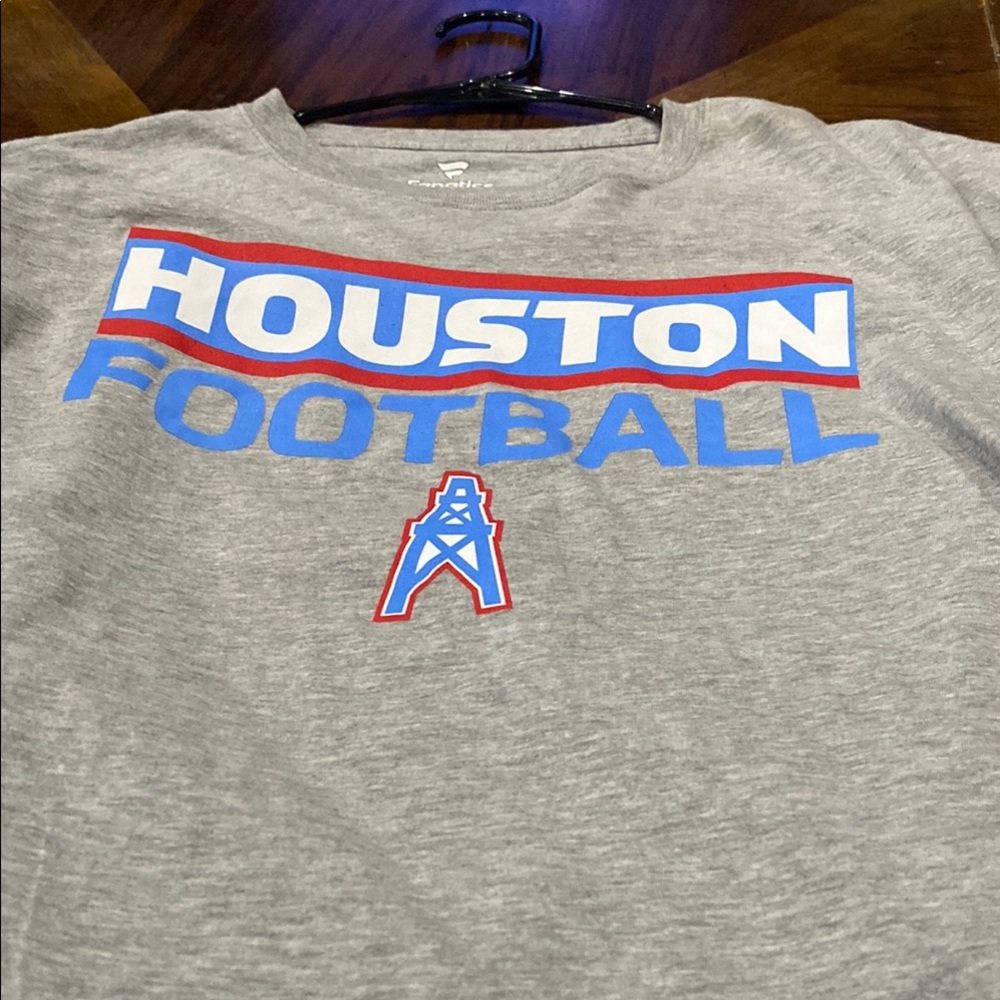 Houston Football Gray T-Shirt